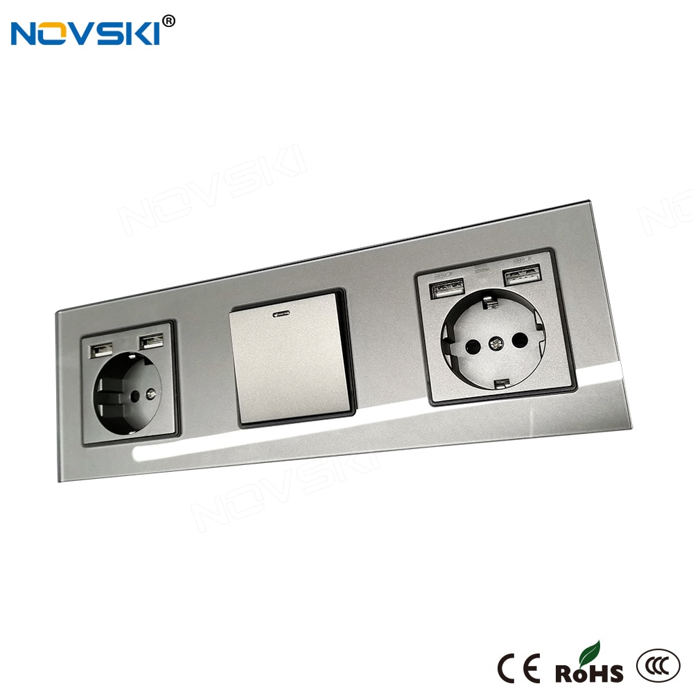 NOVSKI USB    1- ġ LED, 16A 3 ..